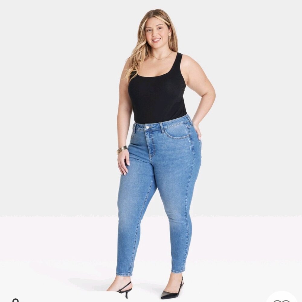Ava & Viv High Rise Skinny Jeans